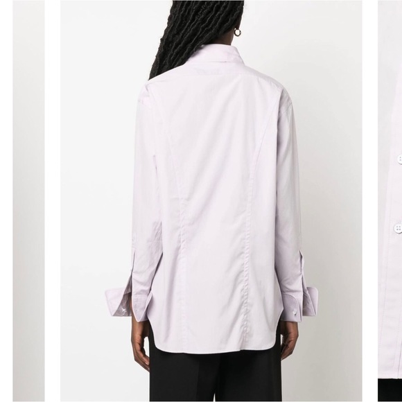 Rag&bone Lavender Diana Poplin Shirt - Picture 5 of 5